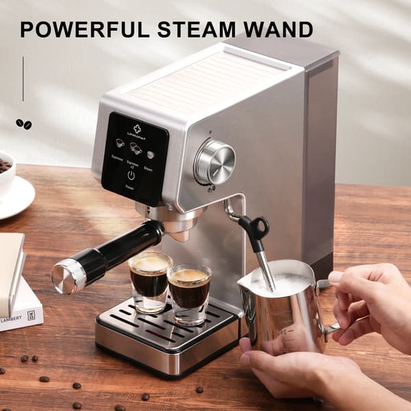 Espressomaskin, 20-bar tryck, automatisk ångstav,EU