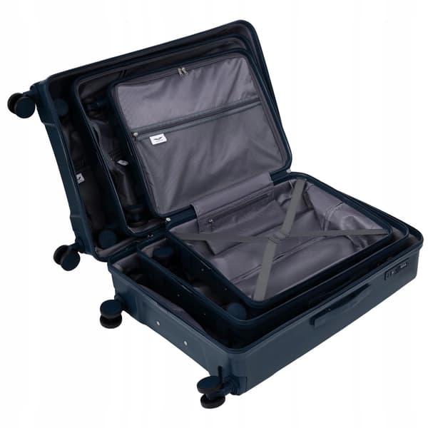 Resväska Set, Hållbart Material, Elegant Design,Blå