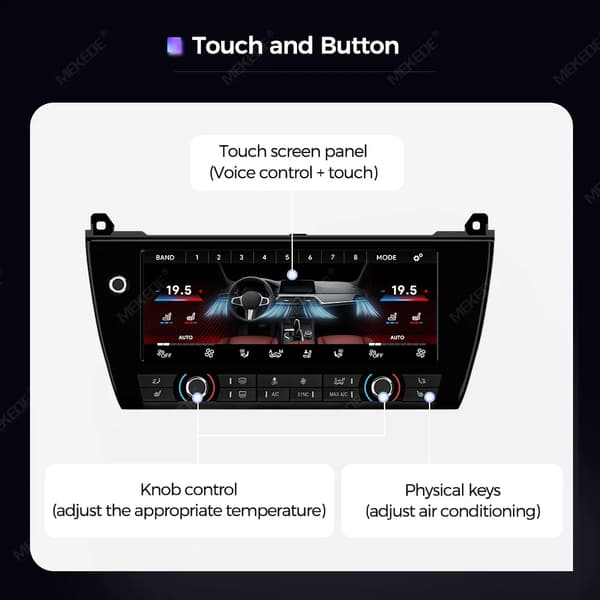 Klimakontrolpanel, Touchskærm, Stemmekontrolsupport,GST-5S-OM