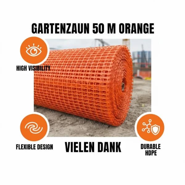 Havehegn, Holdbart Materiale, Vejrbestandig,Appelsin