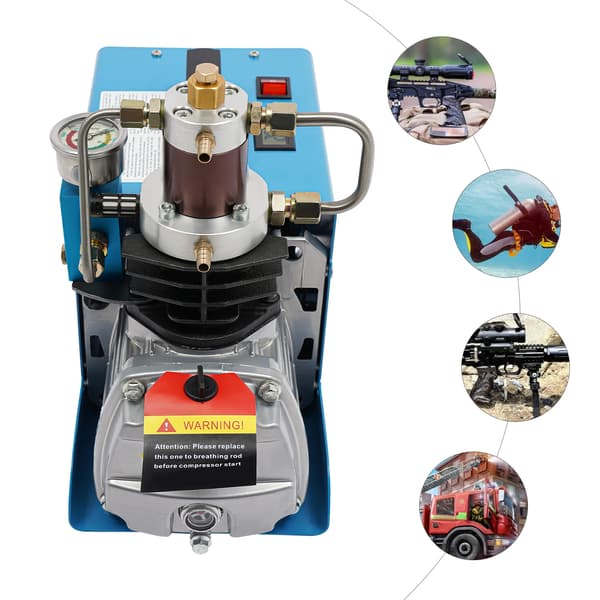 Højtryksluftkompressor, Kraftig Motor, Effektivt Kølesystem,220V, EU