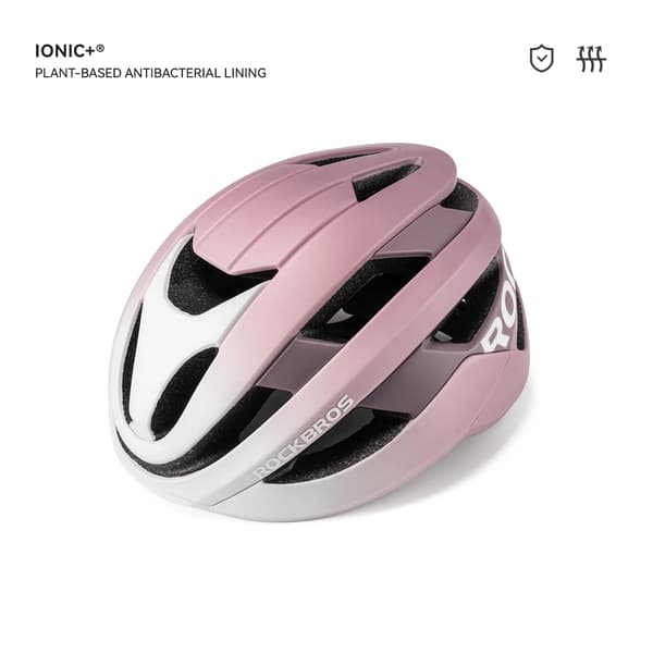 Cykelhjälm, Lättviktsdesign, Andningsbar Ventilation,M (54-58cm)-a, Gradient-Rosa