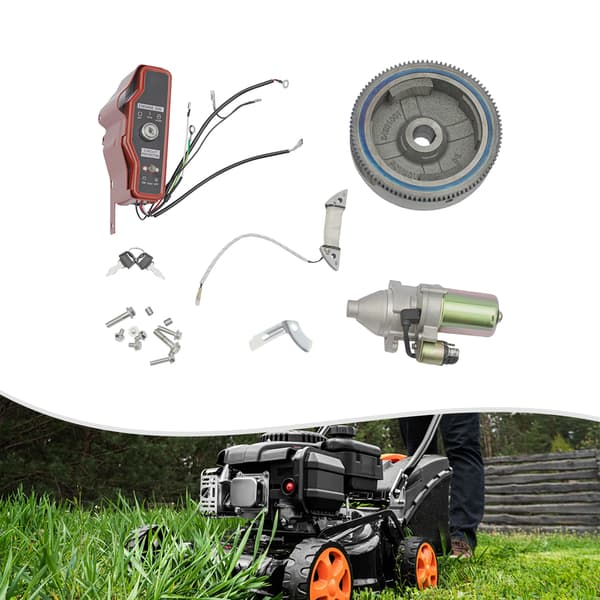 Elektrisk Startpakke, Motoropgradering, Nem Installation,Sølv Rød Sort