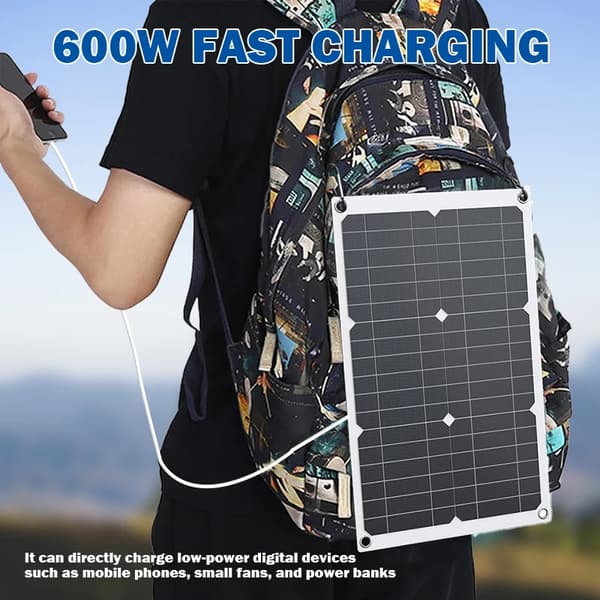 Solenergi Paket, Hög Effektivitet Panel, MPPT Laddningsregulator,som visas