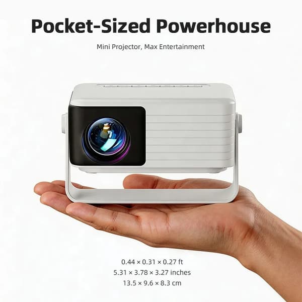 Projektor, Bærbart Design, Full HD Understøttelse,Y3