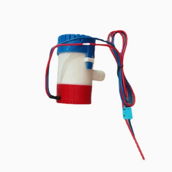 Undervandspumpe, 1100 GPH flowrate, holdbar plastkonstruktion,3V