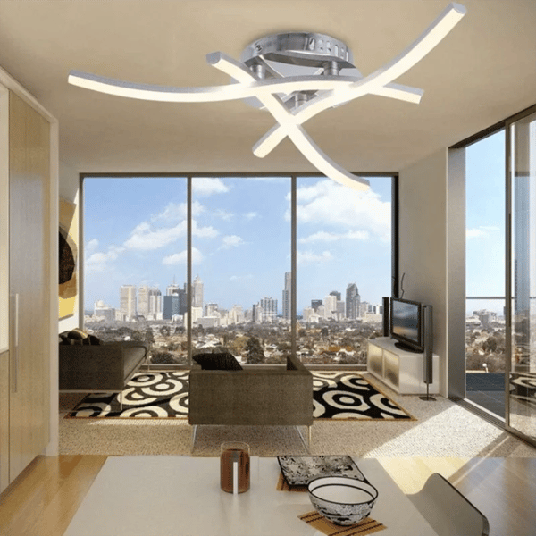 Taklampor, Elegant Design, Energibesparande LED,Silver