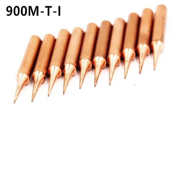 Loddekolbe Spids, Kobbermateriale, Blyfri Design,10PCS 2.4D