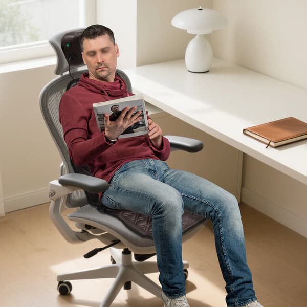 Massagekudde, Multi-Intensitets Vibration, Värmefunktion,svart