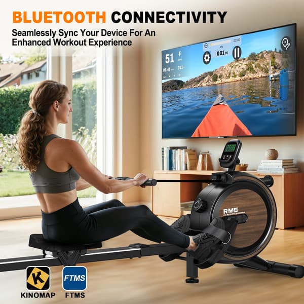 Roningmaskine, Bluetooth-forbindelse, 16-niveau modstand,sort