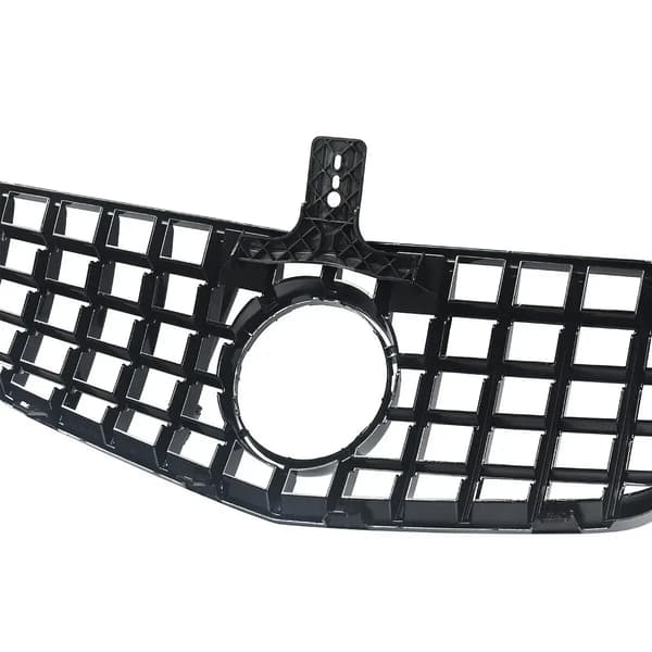 Frontbumpergrill, GTR-stil, holdbart ABS-plastik,Glans Sort
