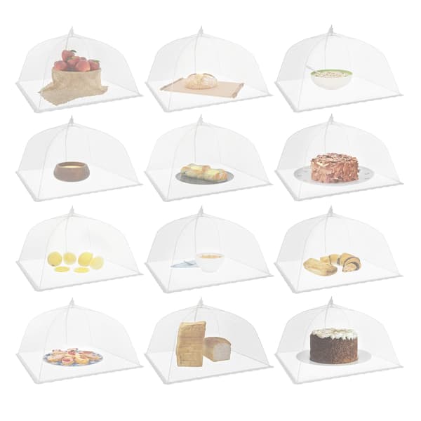 Maddækning, Holdbart Net, Alsidig Udendørs Brug,12PCS