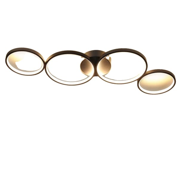 Loftlampe, Moderne Design, Blød Lysfordeling,sort