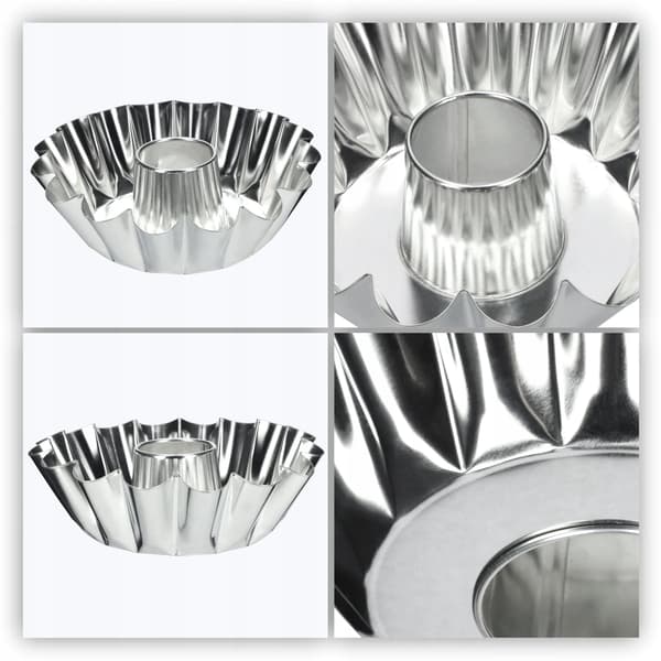 Bakform, Skorsten Design, Hållbar Metallkonstruktion,Silver