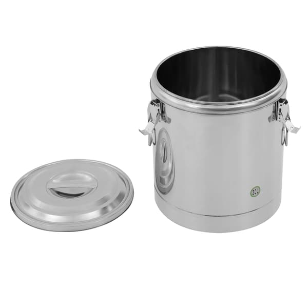 Matvärmare, rostfritt stål isolering, läckagesäker design,Silver, L