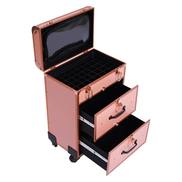 Makeup Taske, Stor Kapacitet, Holdbart Design,Pink