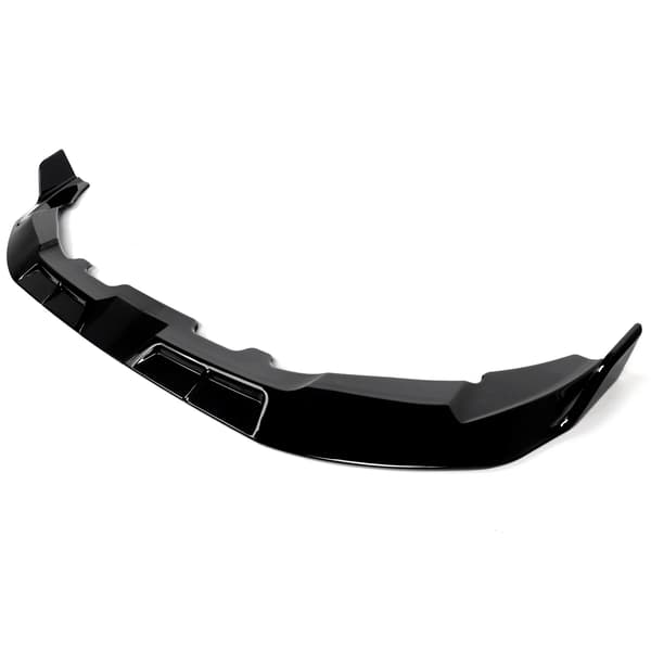Front Bumper Splitter, Nem Installation, Holdbar Konstruktion,Glansende Sort