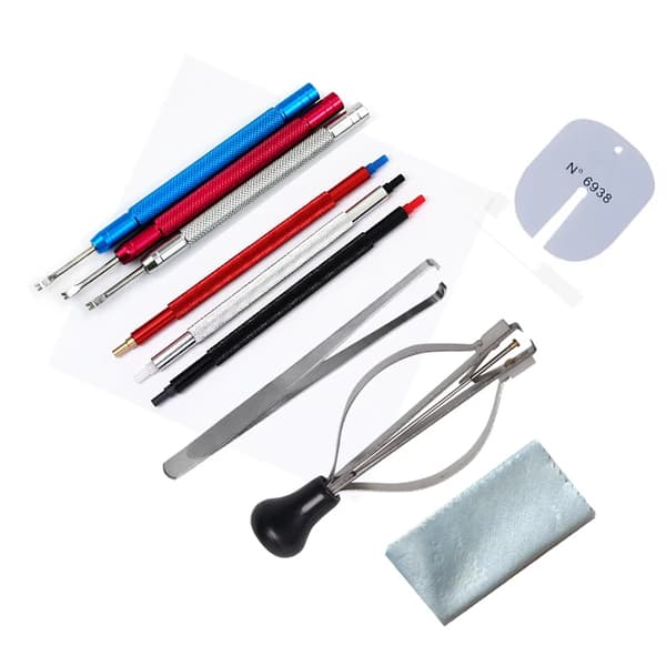 Urværk Reparation Værktøj, Rustfrit Stål Konstruktion, Ergonomisk Design,10PCS