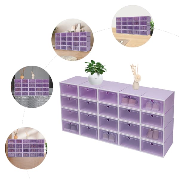 Skoopbevaringsboks, Stabelbar, Foldbar Design,LILLA