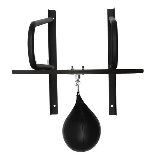 Boxningsträningsboll, Väggmontering, Justerbar Höjd,Svart