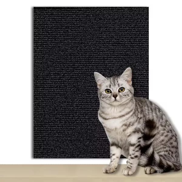 Katteskrabepude, Justerbar Størrelse, Holdbart Design,sort, 30X100CM-a