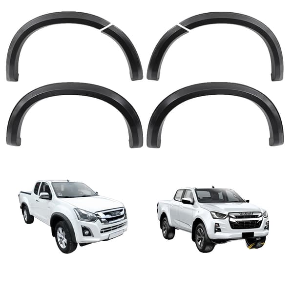 Fender Flares, Hållbart ABS-material, Enkel installation,skärmbreddare
