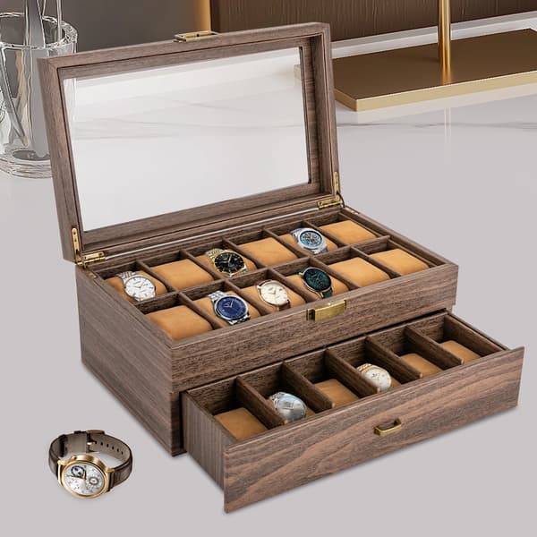 Urkasse, 24 Rum, Rustik Design,Brun