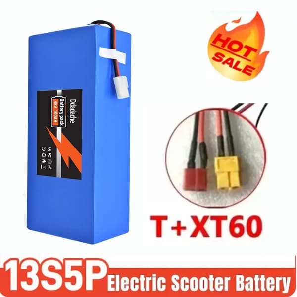 Batteripaket, 48V Litium, 100Ah Kapacitet, XT60-T