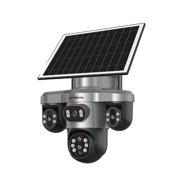 Säkerhetskamera, 10X optisk zoom, solenergi,20MP WiFi 10XZoom