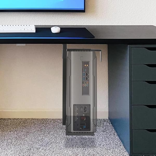 PC Stativ, Justerbart Design, Høj Belastningskapacitet,10 tommer, sort