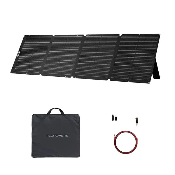 Solpanel, Hög Effektivitet, Bärbar Design,200W Solarpanel