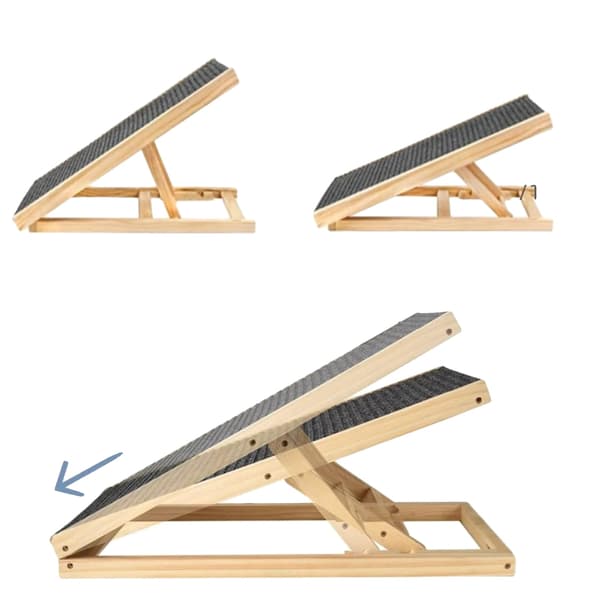 Kæledyrsramp, Justerbar Højde, Robust Konstruktion,70cm