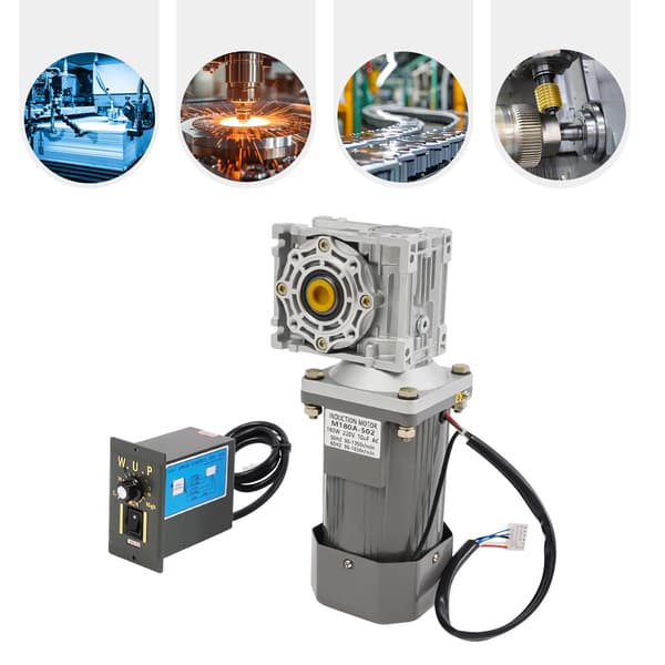 Orm Gear Motor, 180W Effekt, Variabel Hastighedscontroller,0