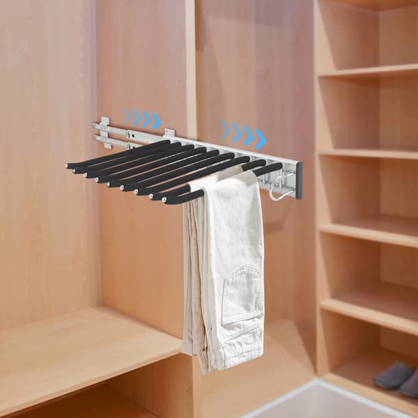 Byxställ, utdragbar design, hög lastkapacitet,svart