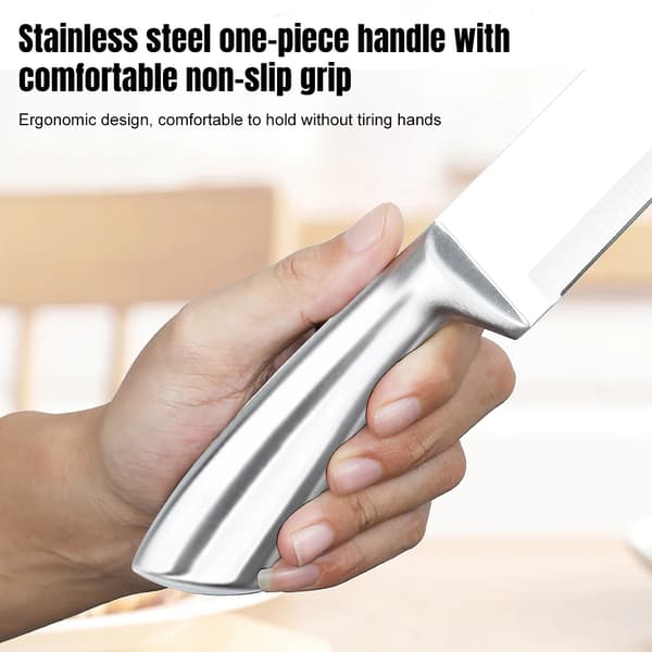 Köksknivset, Akrylblocket, Mångsidiga knivar,Ljusgrå