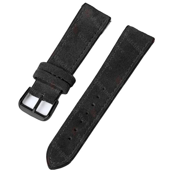 Urrem, Holdbart Læder, Universel Kompatibilitet,Sort-Sort, 20mm-a