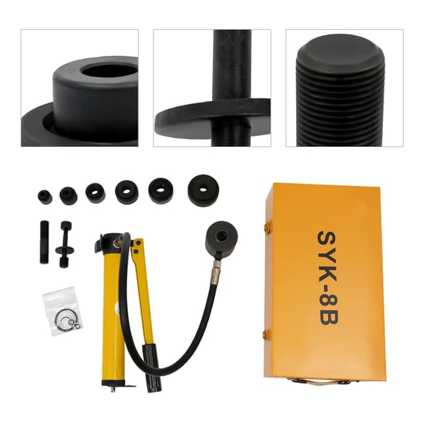 Hydraulisk Knockout Punch Driver Kit, Høj Effektivitet, Ergonomisk Design,Gul