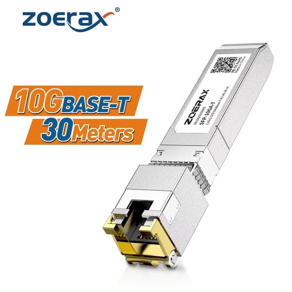 Ethernet-transceivermodul, RJ45-gränssnitt, Plug-and-Play-kompatibilitet,10G