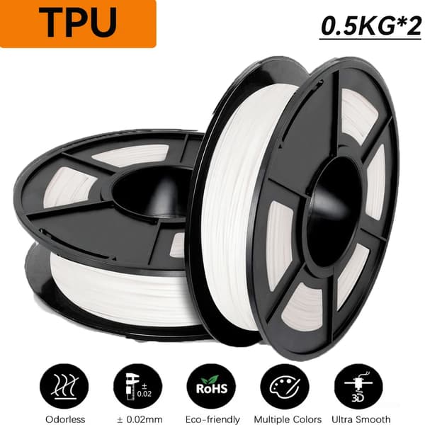 3D-printer filament, PLA-materiale, glat udskrivningskvalitet,TPU 2WT