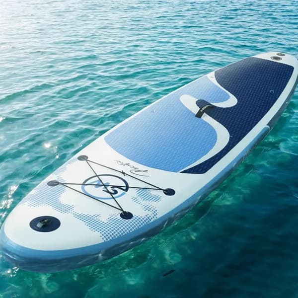 Stand Up Paddle Board, Alsidig Brug, Letvægtsdesign,Mørkeblå lys blå