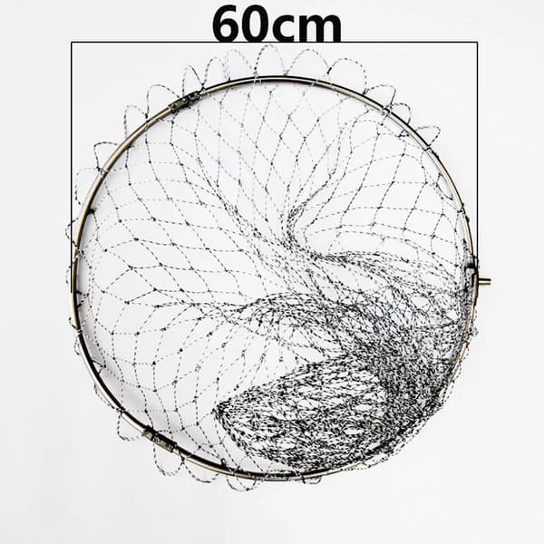 Fisknät, Sammanfallande Design, Stort Maskstorlek,Flätad 60cm