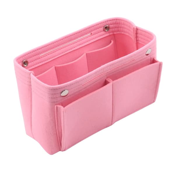 Kosmetisk taske, bærbar organizer, holdbart materiale,Pink