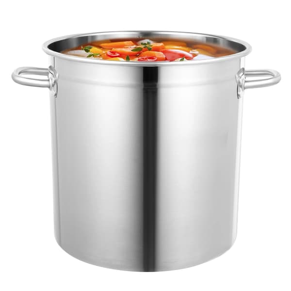 Kogepande, 30 Quart, Holdbart Rustfrit Stål,Sølv