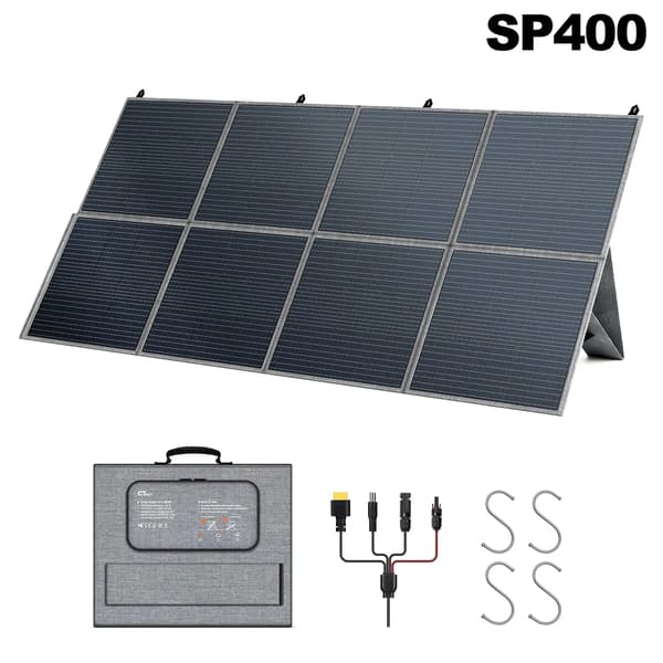 Solpanel, Hög Konverteringseffektivitet, Bärbar Design,SP400 400W