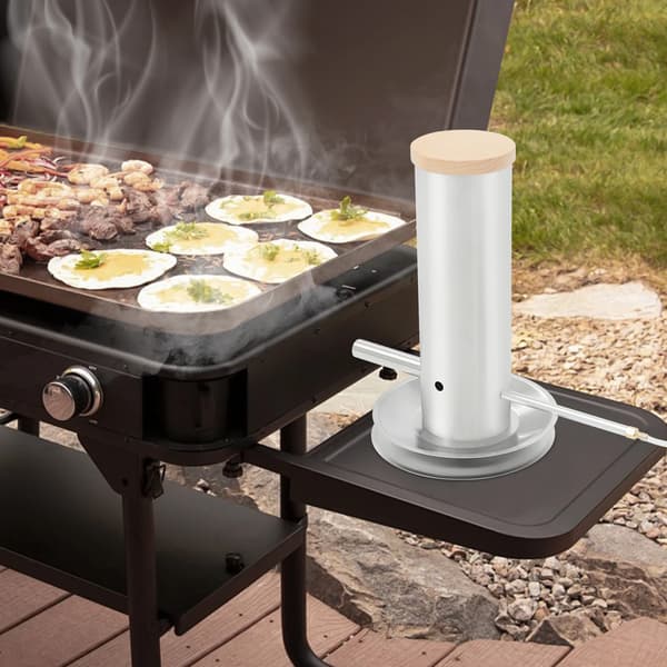 Koldrøgsgenerator, Rustfrit Stål, Effektiv Røggenerering,Sølv