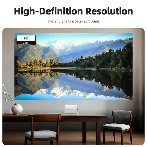 Projektor, Bærbart Design, Full HD Understøttelse,Y3
