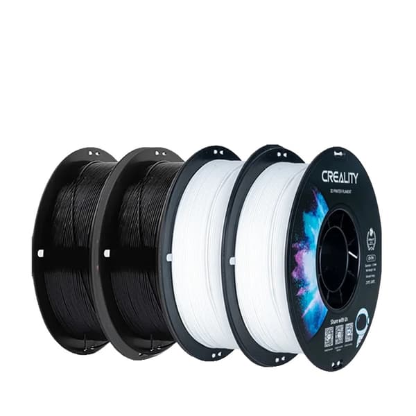 TPU Filament, 1,75 mm Diameter, 4-Pack,TPU 2 Bk2WT