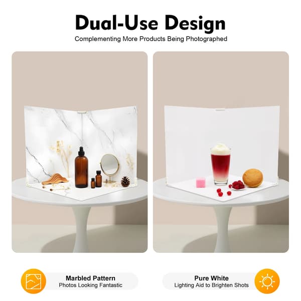 Fotografi Baggrund, Dobbelt-Sidet Design, Nem Vedligeholdelse,Marmorering