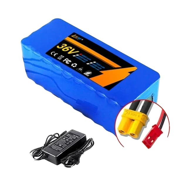 Litiumjonbatteri, 60000mAh kapacitet, 36V spänning,XT30-JST
