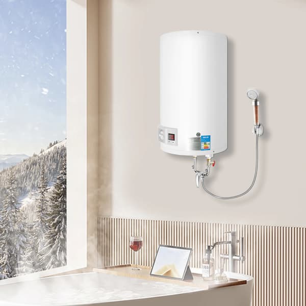 Elektrisk Varmvattenberedare, 50L Kapacitet, IPX4 Säkerhetsklass,VIT